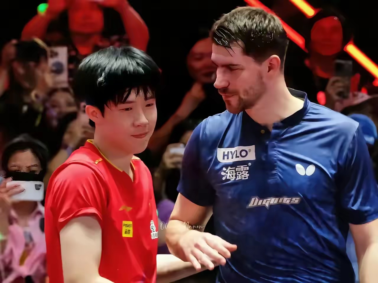 关于韩国乒乓球队翻盘日本乒乓球队，奥恰洛夫送出助攻的信息